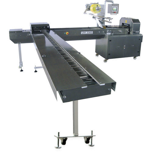 Máquina embaladora controlada por CLP - UM 2000 - Uygurlar Makina - horizontal / para biscoitos / de alta velocidade