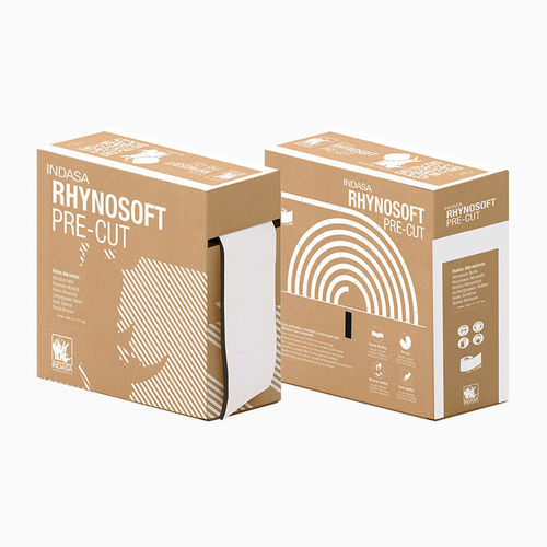 Lixa de óxido de alumínio - RHYNOSOFT PRE-CUT - INDASA - em papel / de resina / robusta