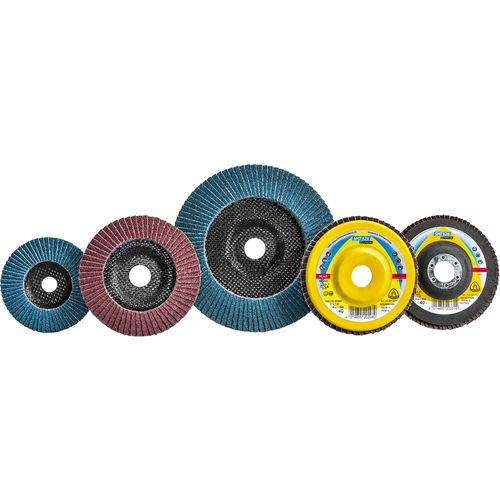 Disco lamelar para aço inoxidável - SMT series - KLINGSPOR - de acabamento / com revestimento de zircônio