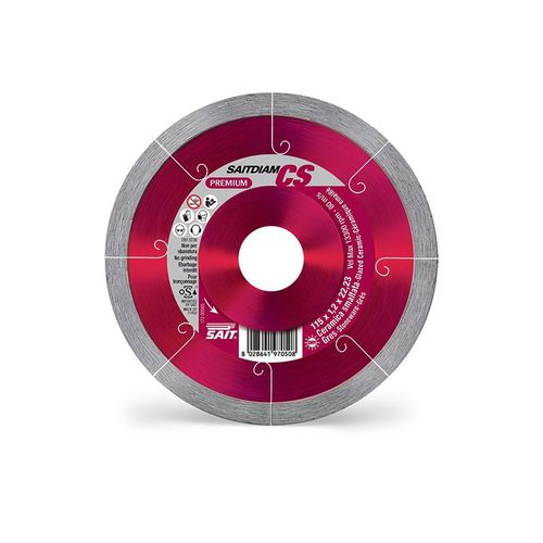 Disco de corte para cerâmica - CS - SAIT Abrasivi - diamantado / fino