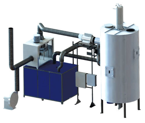 Secador a ar quente - max. 2 500 kg/h | EAC - Labotek - contínuo / resfriador