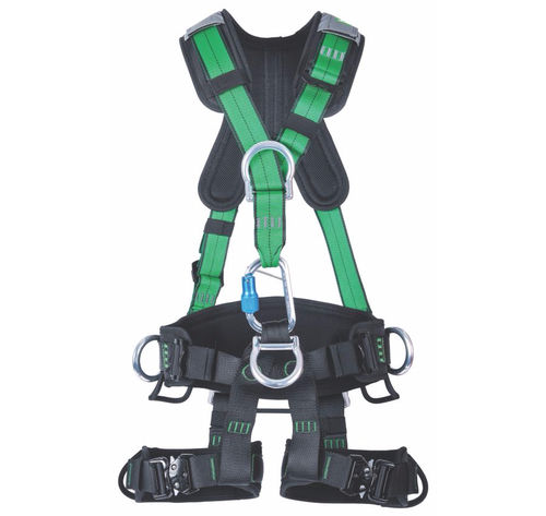 Cinto antiqueda tipo paraquedista - Gravity® - Mine Safety Appliances Company - com ponto de conexão dorsal / de corpo inteiro