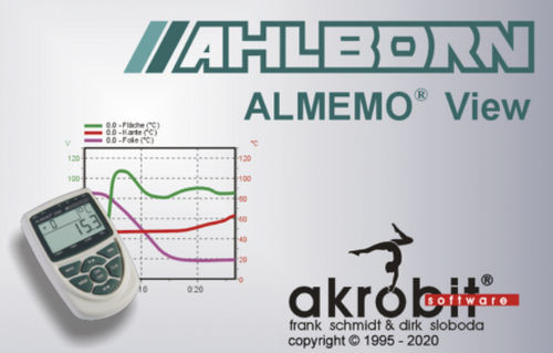 Software de visualização - ALMEMO&reg; View - Ahlborn Mess- und Regelungstechnik GmbH - de programação / de automação / de aquisição de dados