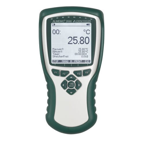 Medidor de temperatura - ALMEMO 2690-8A - Ahlborn Mess- und Regelungstechnik GmbH - de pressão / digital / com tubo de Pitot