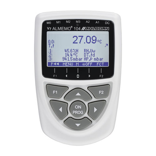 Medidor de umidade - ALMEMO® 104 - Ahlborn Mess- und Regelungstechnik GmbH - de temperatura / de velocidade / de ORP