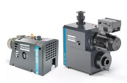 Bomba de vácuo de garras - DZS series - Atlas Copco Construction Tools - seca / de simples estágio / refrigerada a ar