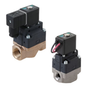 Válvula solenoide de ação indireta - FWD series - CKD - de 2 vias / de 3 vias / para água