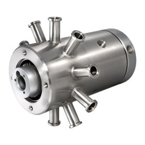 Junta rotativa para gás - QB-09102 - DSTI - Dynamic Sealing Technologies - 2 passagens / para a indústria alimentícia / para automatismo