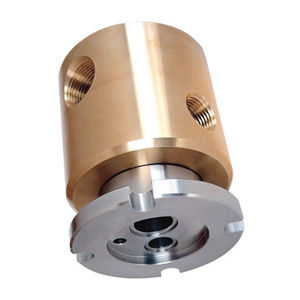 Junta rotativa para água - TV-05002 - DSTI - Dynamic Sealing Technologies - para gás / 2 passagens / para automatismo