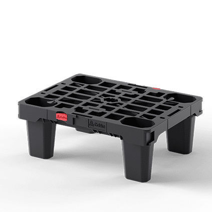 Palete em plástico - Nest M1 (OD-4F) - Cabka - ISO / de transporte / com plataforma aberta