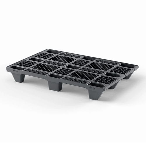 Palete em plástico reciclado - Retail E5.2 (OD-9F) - Cabka - ISO / de transporte / de movimentação