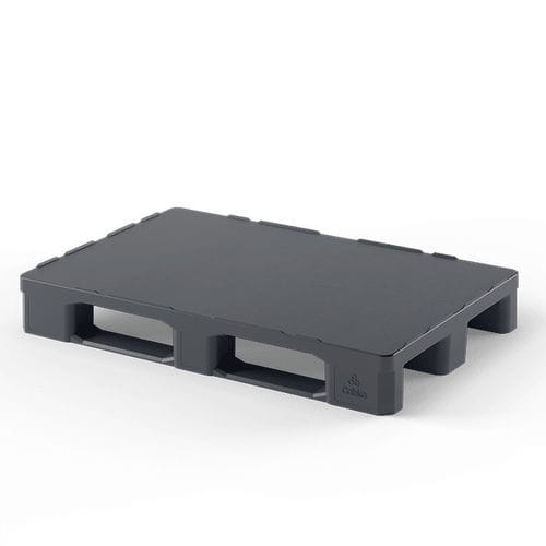 Palete higiênico - Hygienic E7.3 recycled (CD-3CR) - Cabka - em plástico / Euro / de acondicionamento