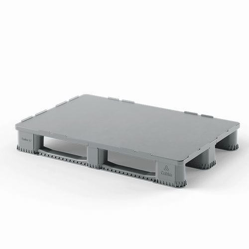 Palete em plástico reciclado - Endur E7 (CD-3R) - Cabka - em PP / Euro / de transporte