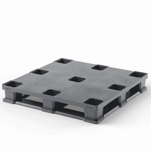 Palete em plástico reciclado - Nest C5 (CD-6R) - Cabka - ISO / de transporte / de acondicionamento