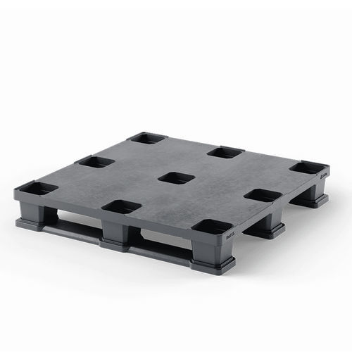 Palete em plástico reciclado - Nest C5 (CD-3R) - Cabka - ISO / de transporte / de acondicionamento