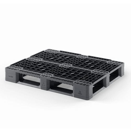 Palete em plástico reciclado - Eco US5 (OD-6R) - Cabka - ISO / de transporte / de acondicionamento