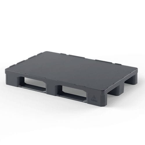 Palete em plástico reciclado - Hygienic E7.3 recycled (CD-3R) - Cabka - Euro / de transporte / de acondicionamento