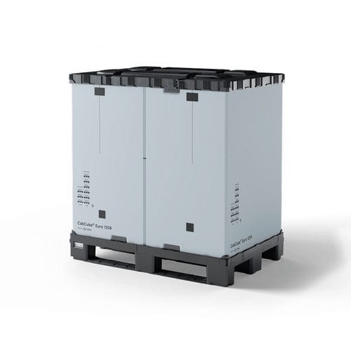 Caixa-palete em material plástico - CabCube EURO 1208 (3R) - Cabka - em aço / de transporte / de movimentação