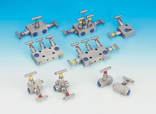 Distribuidor manifold de 5 vias - BULK - em aço inoxidável / para instrumento de medição