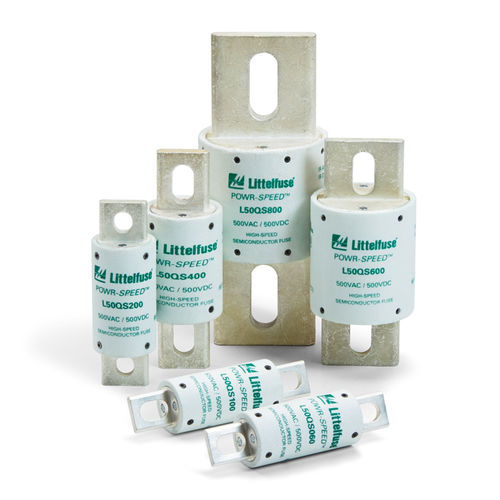 Fusível cilíndrico - L50QS series - Littelfuse - lâmina / limitador / de alta velocidade