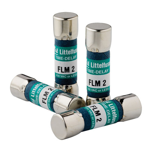 Fusível cilíndrico - FLM series - Littelfuse - de retardo / midget / para transformador