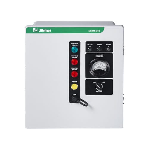 Dispositivo de monitoramento de resistência de ligação de terra - NGRM-ENC series - Littelfuse - de transformador