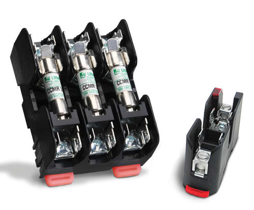 Porta-fusível cilíndrico - L600C-DINR series - Littelfuse - para trilho DIN / Classe CC