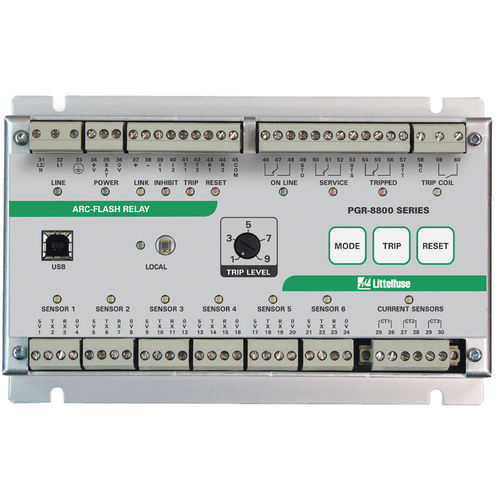 Relé de proteção de fase - PGR-8800 series - Littelfuse - de corrente / para arcos elétricos / 1 NA/NF