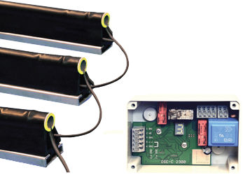 Sensor ótico para borda de segurança sensível à pressão - OPC-S 4501 - FRABA VITECTOR - de embutir / compacto