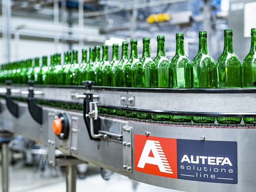 Sistema de transporte para garrafas - AUTEFA SOLUTIONS - industrial