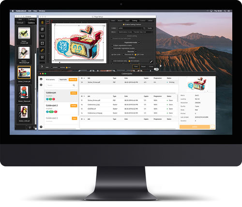 Software de impressão - CalderaRIP Version 13 - CALDERA - navegador web
