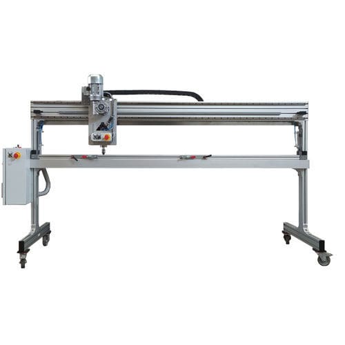Máquina de corte longitudinal para tecidos - URL 40 - CARU' - automática / em alumínio