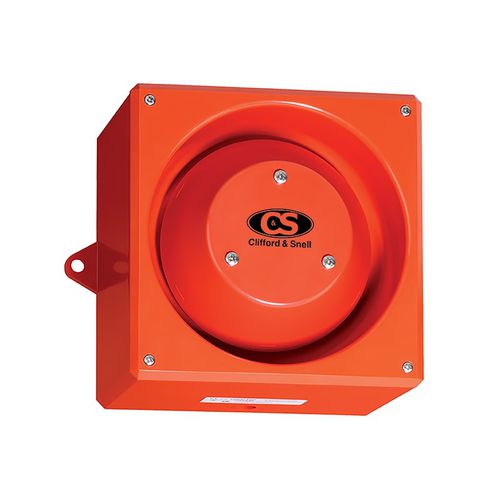 Sirene sem indicador luminoso - YA80 - Moflash Signalling - eletrônica / resistente a impactos / resistente às intempéries