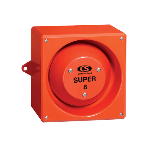 Sirene sem indicador luminoso - YA80 Super - Moflash Signalling - eletrônica / resistente a impactos / resistente às intempéries
