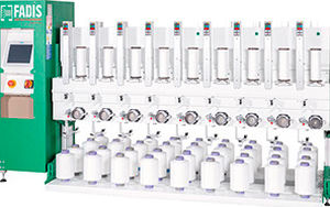 Máquina bobinadeira de fios têxteis - SINCRO COPSY series - FADIS - automática / de processo / de precisão