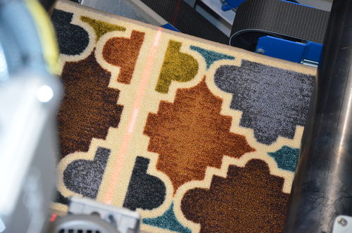 Máquina de corte de corte transversal - HANDSAEME MACHINERY - para tecidos / para carpetes / semiautomática