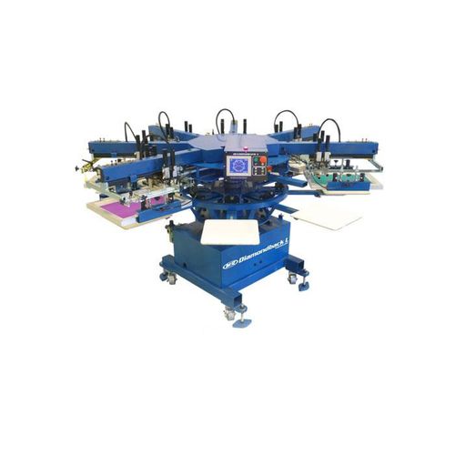 Máquina de serigrafia automática - DIAMONDBACK E™ - M&R - de 6 cores / de 8 cores / de 10 cores