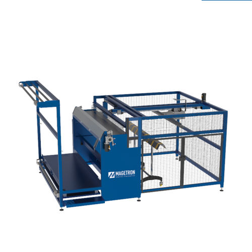 Máquina de corte com faca - MZERO - MAGETRON - para tecidos / empilhadora / automática