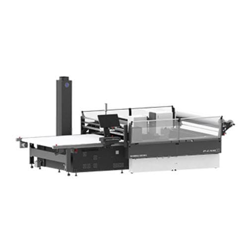 Máquina de corte para materiais multicamadas - P-CAM R - SHIMA SEIKI - com faca / para fibras de carbono / para chapas