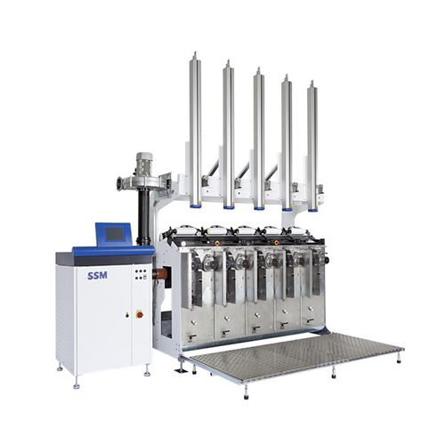 Máquina bobinadeira de fios têxteis - DP5-S POY - SSM - de tubo / cruzada / de precisão