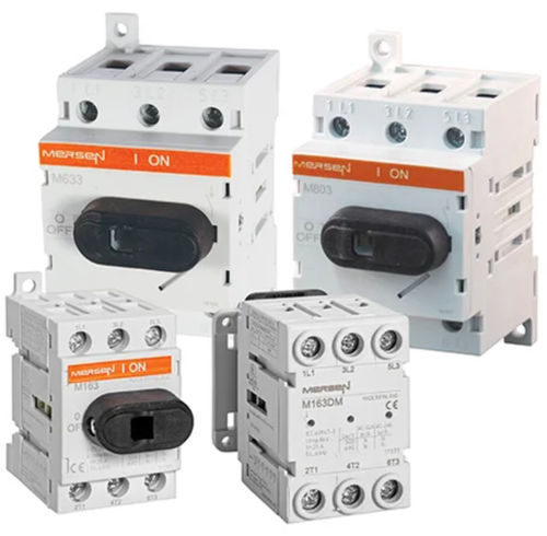 Chave seccionadora tripolar - UL508 series - Mersen - Electrical Power - sem fusível / compacta / para trilho DIN