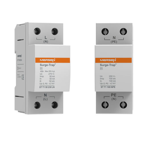 Dispositivo de proteção contra surtos de tipo 1 - Surge-Trap® STMT1 series - Mersen - Electrical Power - classe I / para telecomunicações / de instalação elétrica
