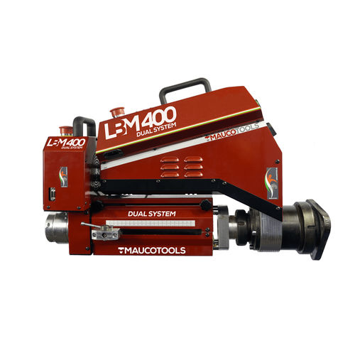 Mandriladora portátil para faceamento - LBM-400 DUAL SYSTEM - MAUCOTOOLS SRL - multifuncional / para soldagem / universal