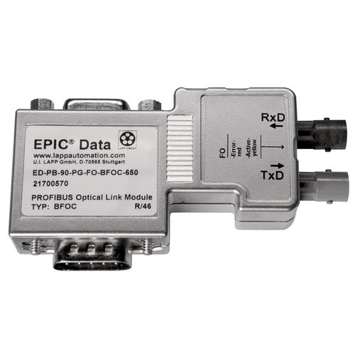 Conector de dados - EPIC® DATA PB series - U.I. Lapp GmbH - óptico / DIN / D-Sub