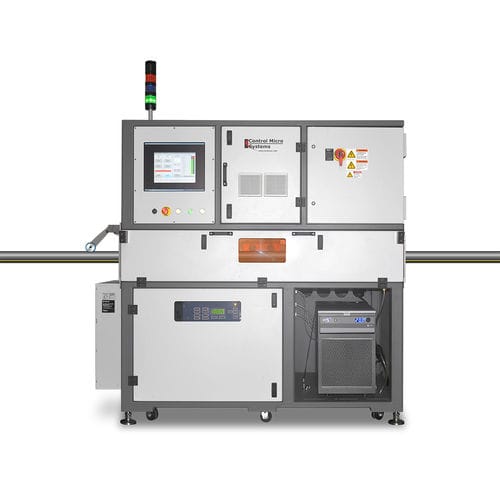 Linha de extrusão de tubos - Control Micro Systems - para tubos corrugados / para termoplásticos / para tubos de drenagem