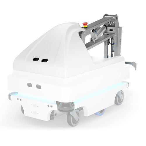 Trator rebocador - MiR Hook 100 - Mobile Industrial Robots Aps - elétrico / de 4 rodas / AGV
