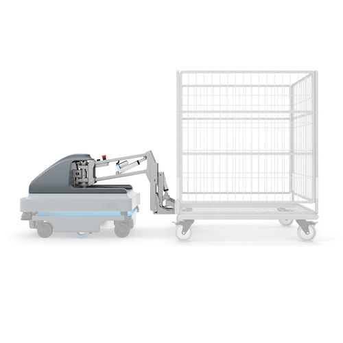 Trator rebocador - MiR Hook 200 - Mobile Industrial Robots Aps - elétrico / de 4 rodas / AGV
