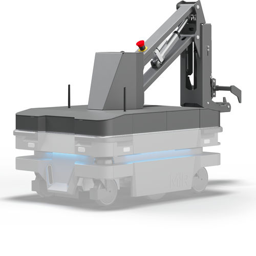 Trator rebocador - MiR Hook 250 - Mobile Industrial Robots Aps - elétrico / de 4 rodas / AGV