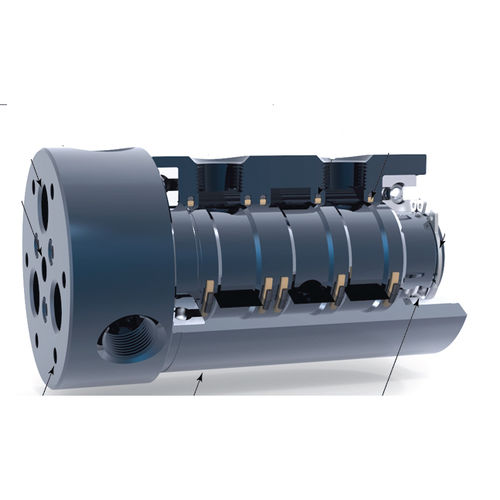 Junta rotativa para ar - RU014 - Rotary Systems, Inc. - para vácuo / 3 passagens / hidráulica