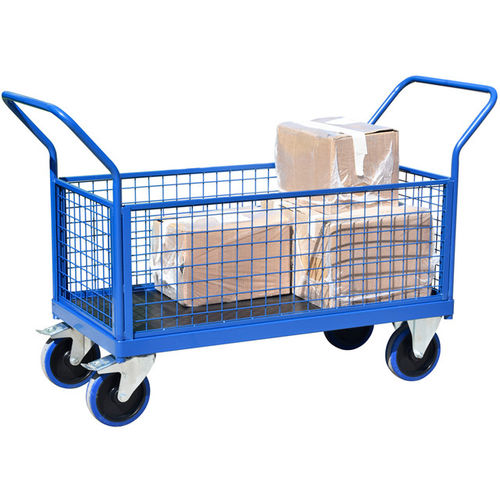 Carrinho de transporte - HI-FBT-1-PP-4MS400 series - Handle-iT Ltd - com plataforma / para serviços pesados / industrial